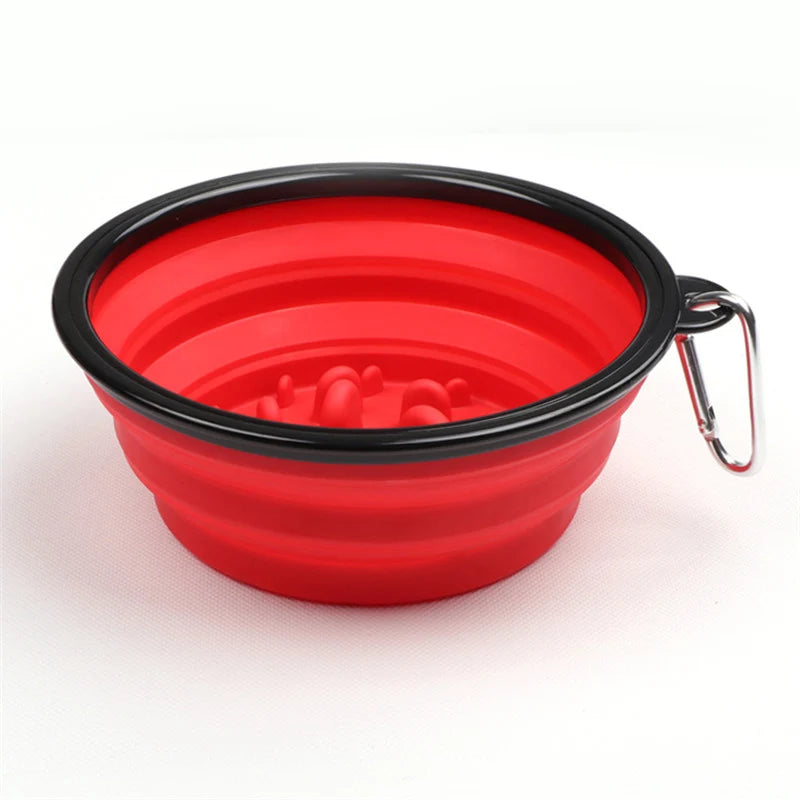 XLeiPet Foldable Travel Dog Bowl Portable Pet Feeder