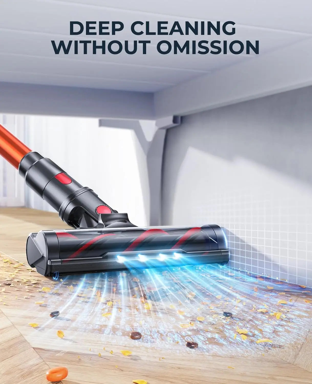 LARESAR Elite 8 Cordless Vacuum Cleaner Handheld 450W Detachable Battery