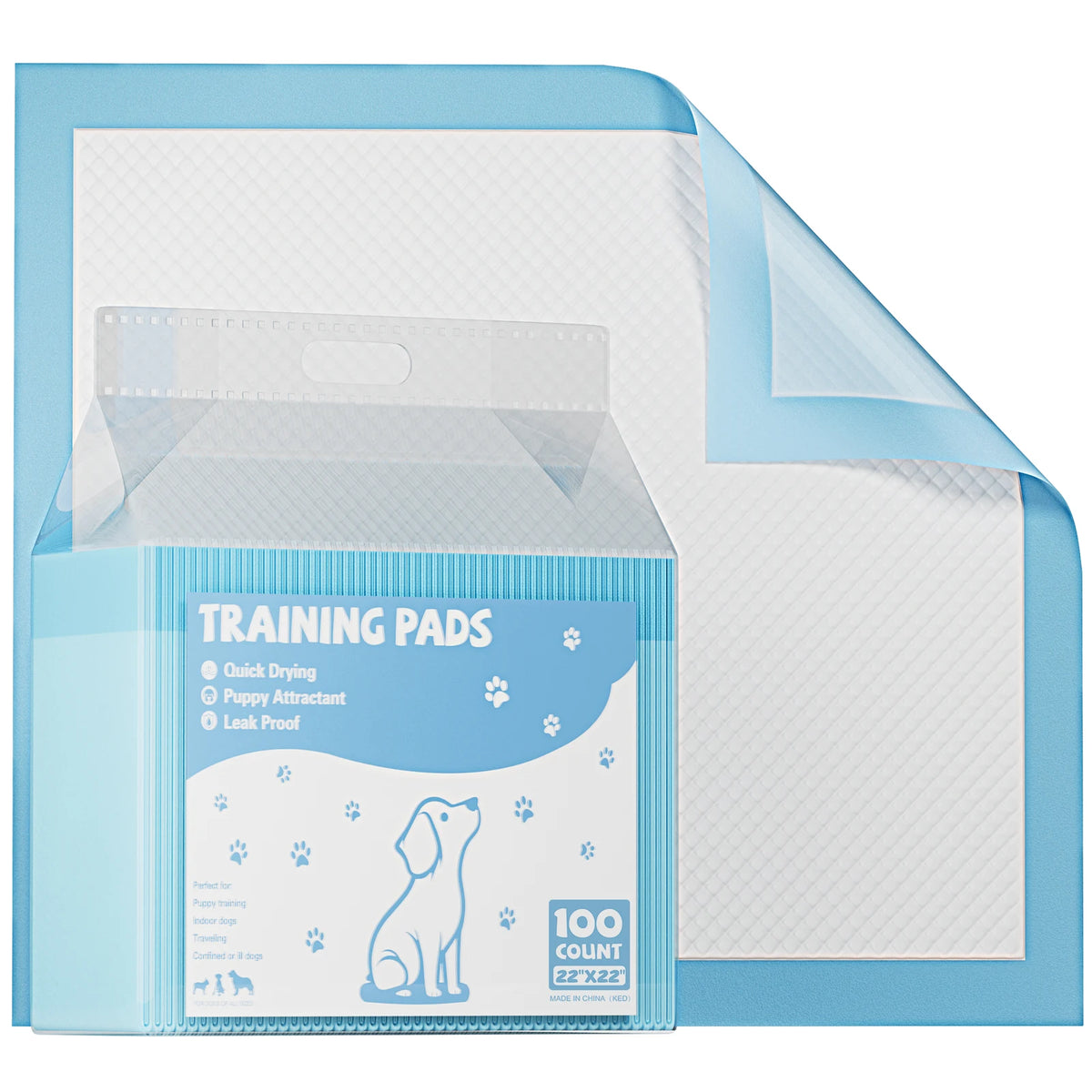 150 Count Disposable Pet Underpads Quick Drying Leakproof