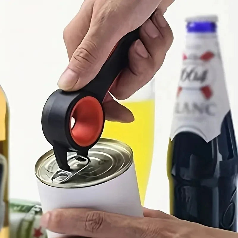 Multifunction Can Opener With Non Slip Silicone Handle