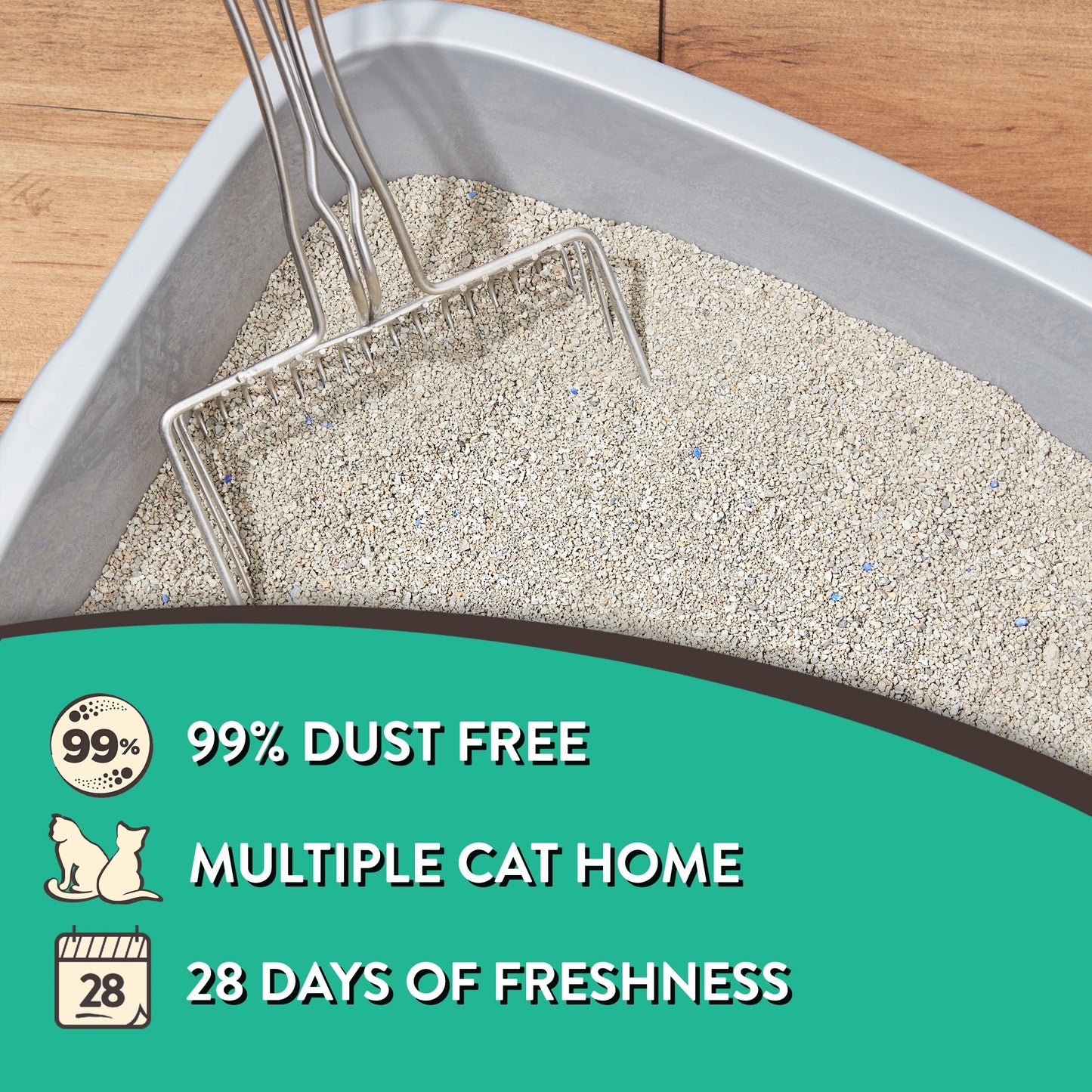Clumping Clay Cat Litter With Fresh Scent For Odor Control