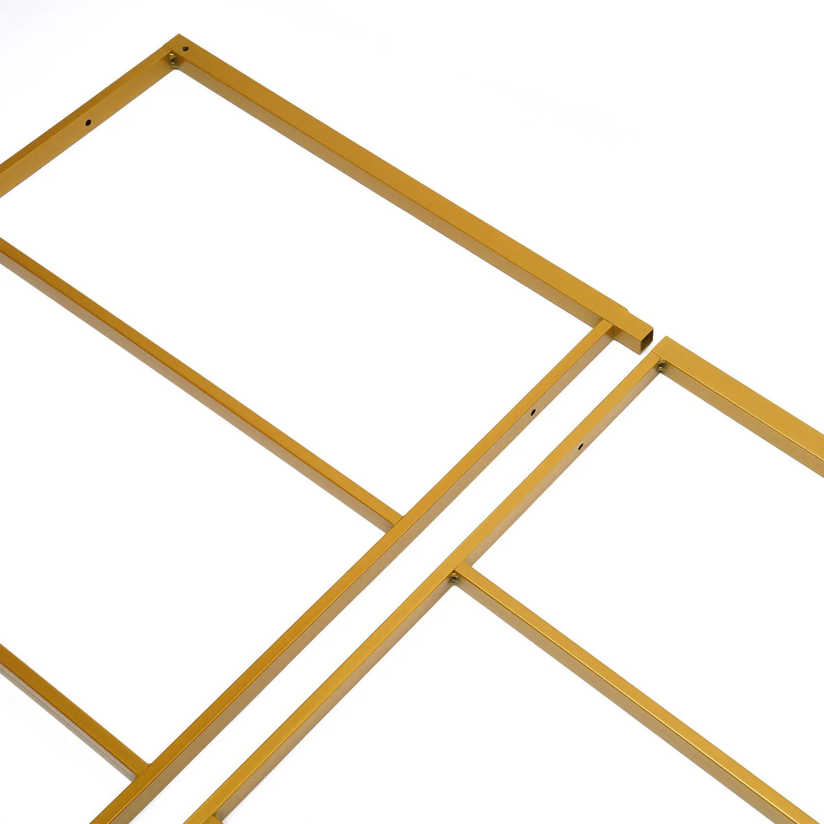 2Pcs 1M Outdoor Wedding Arch Gold Stand Backdrop Iron Birthday Party Props DIY Decor Garden Lawn Round Balloons Rack