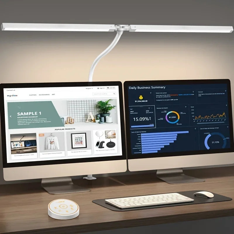 SZRSTH LED Desk Lamp With Five Color Dimmer Eye Care