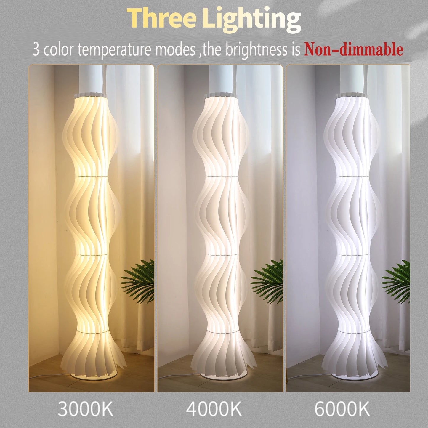 LED Floor Lamp Dimmable Standing Light For Home Decor