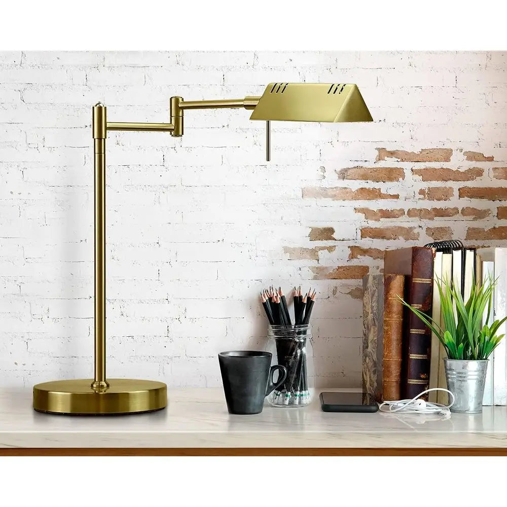Adjustable Desk Lamp Dimming 12W LED 360 Swing Arm ETL
