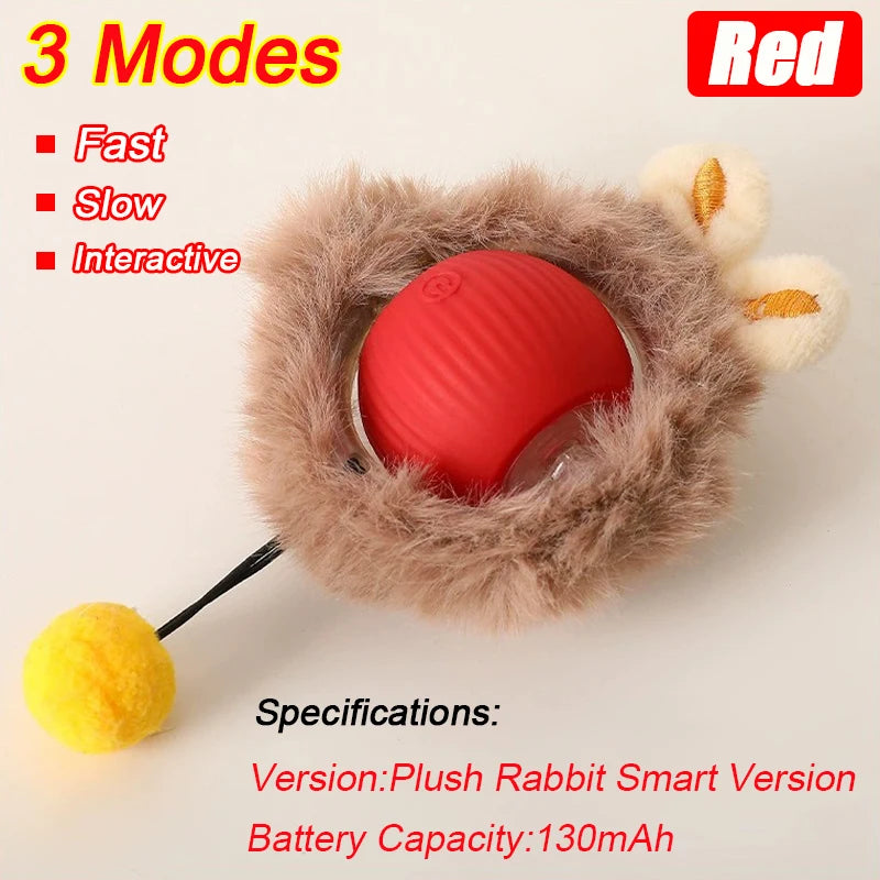 Cat Interactive Ball Toy Automatic Rolling Ball Pet Training Device