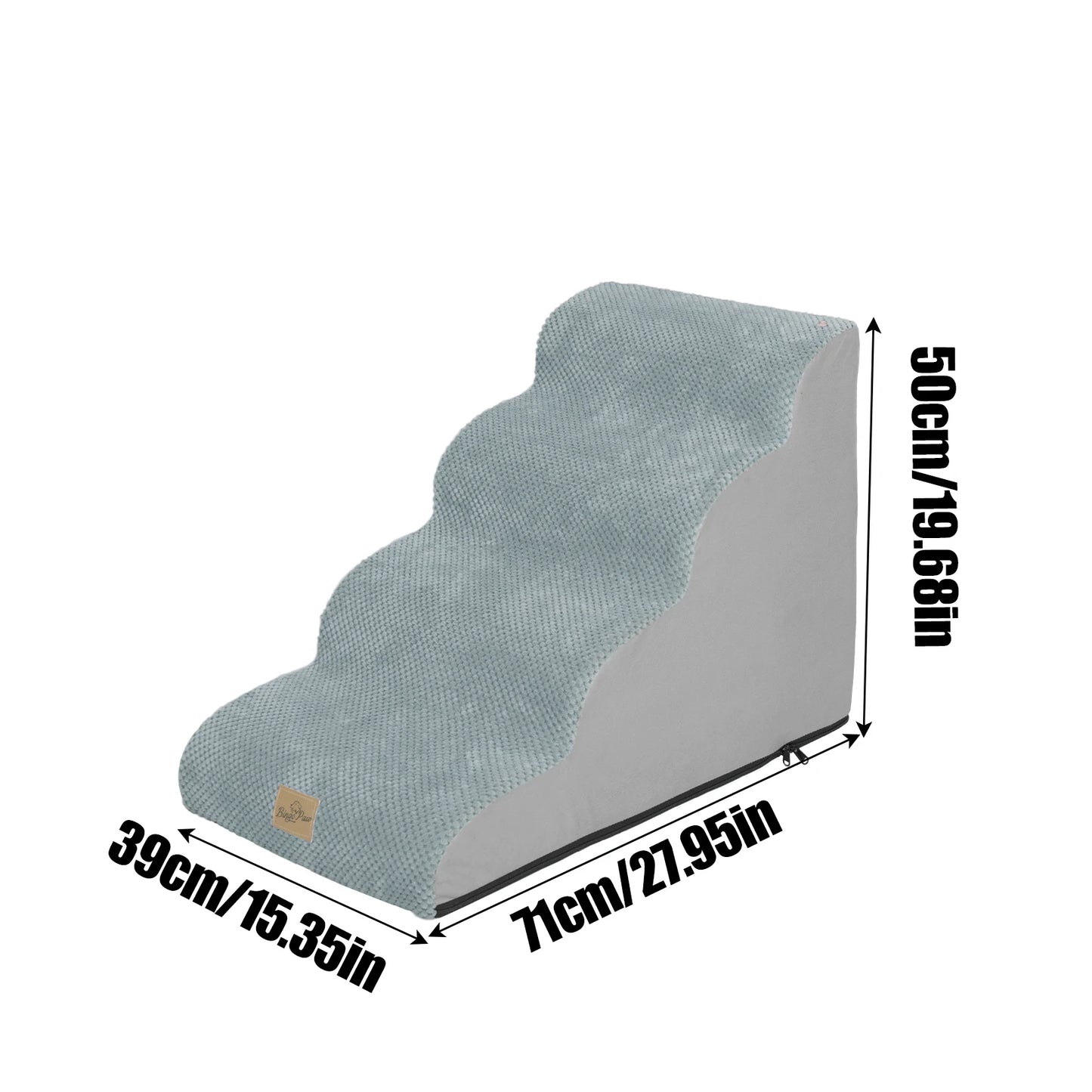 Pet Dog Steps For High Beds And Sofas With Washable Sponge Foam Cover