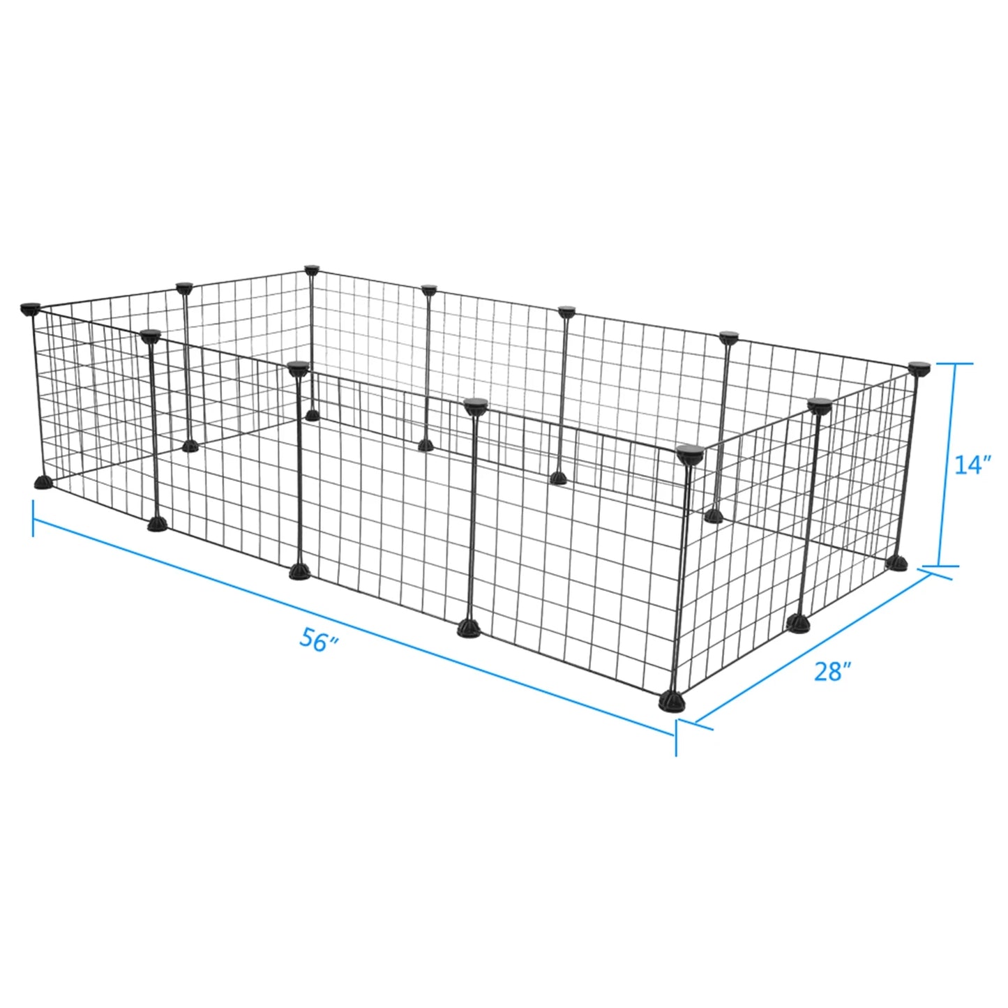 Pet Playpen Indoor Portable Metal Wire Fence For Small Animals