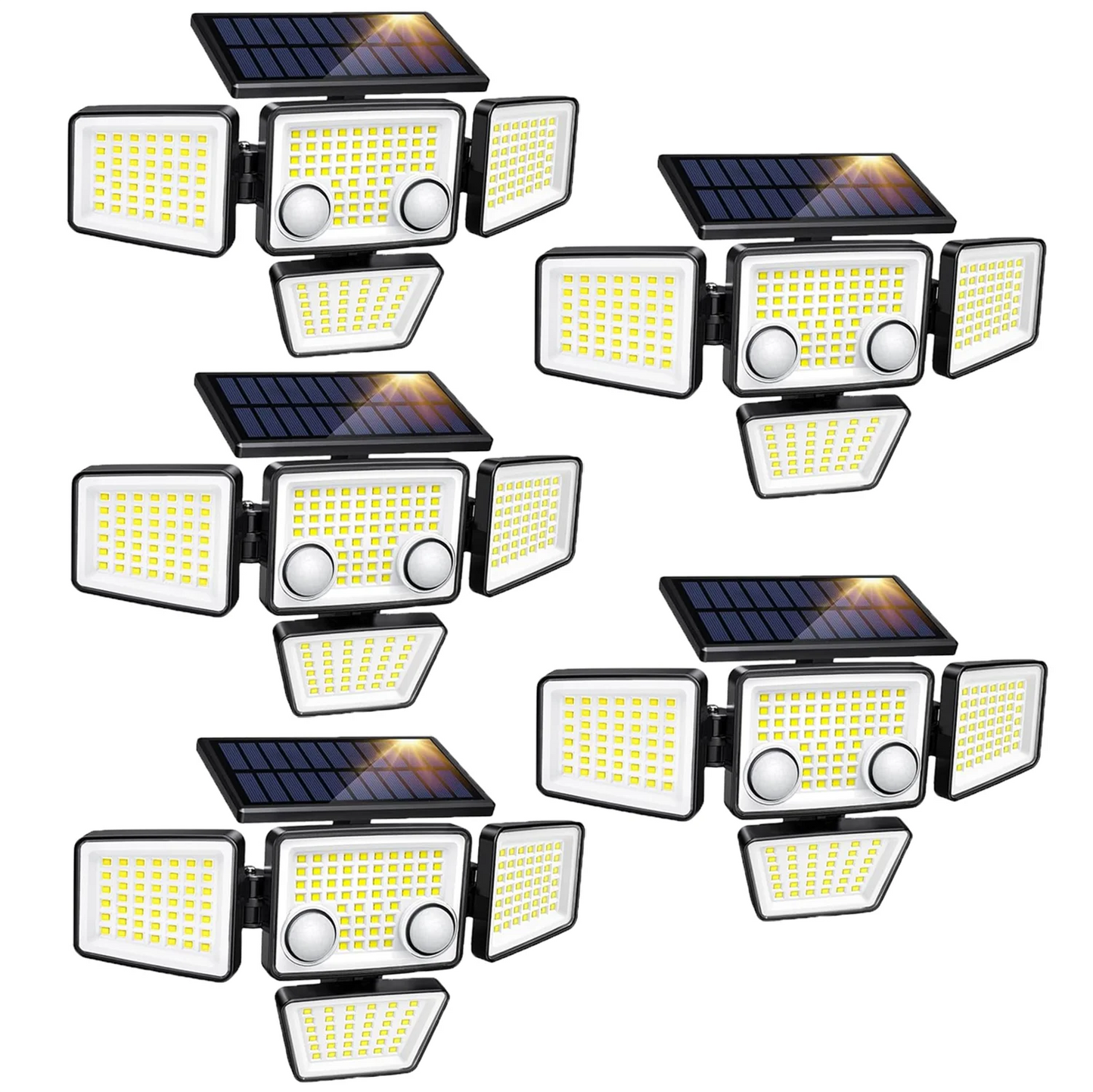 SZRSTH Solar Outdoor Lights 3000LM Motion Sensor Flood Lights