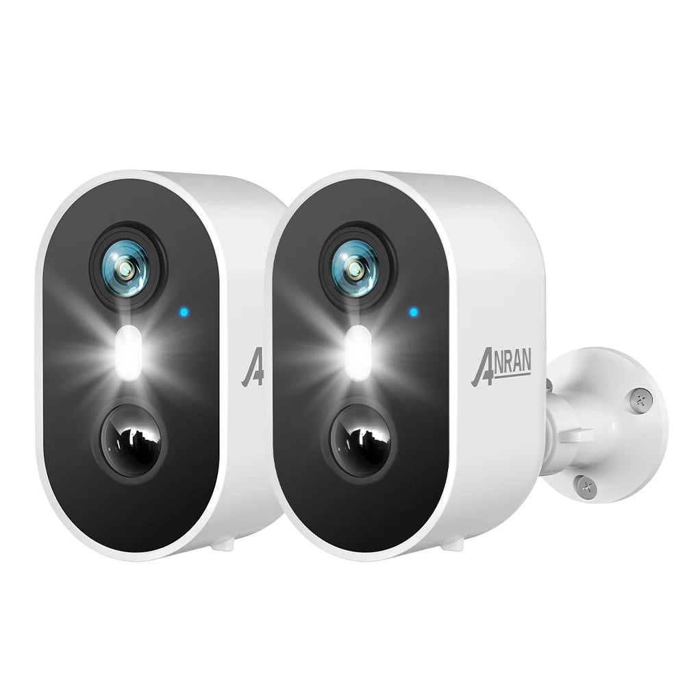 ANRAN 2K Rechargeable Battery Camera With WiFi IP65