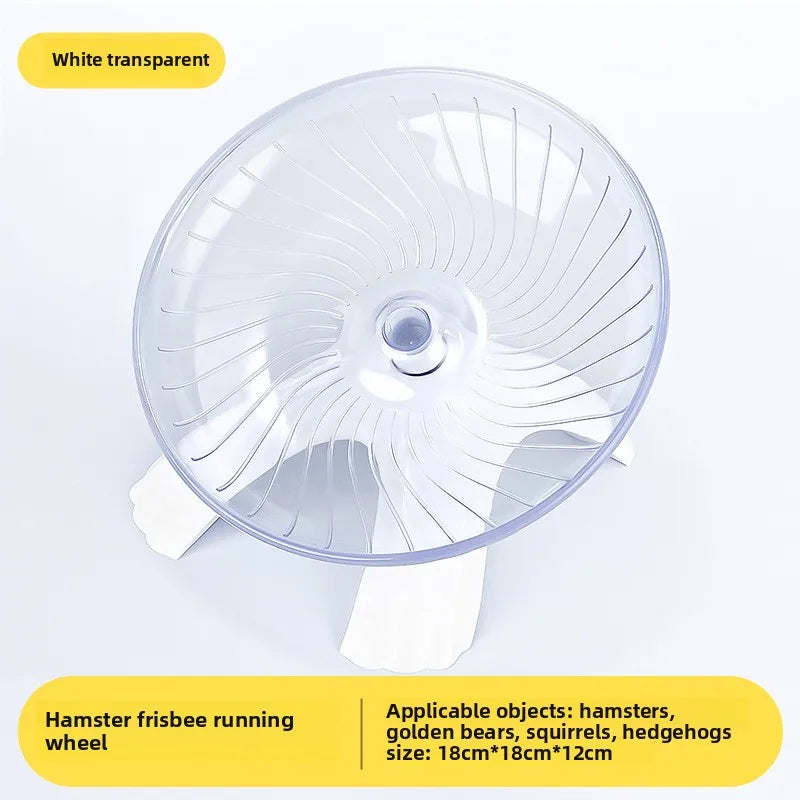 Hamster Running Practice Wheel With Steel Axle Mute Disc Toy