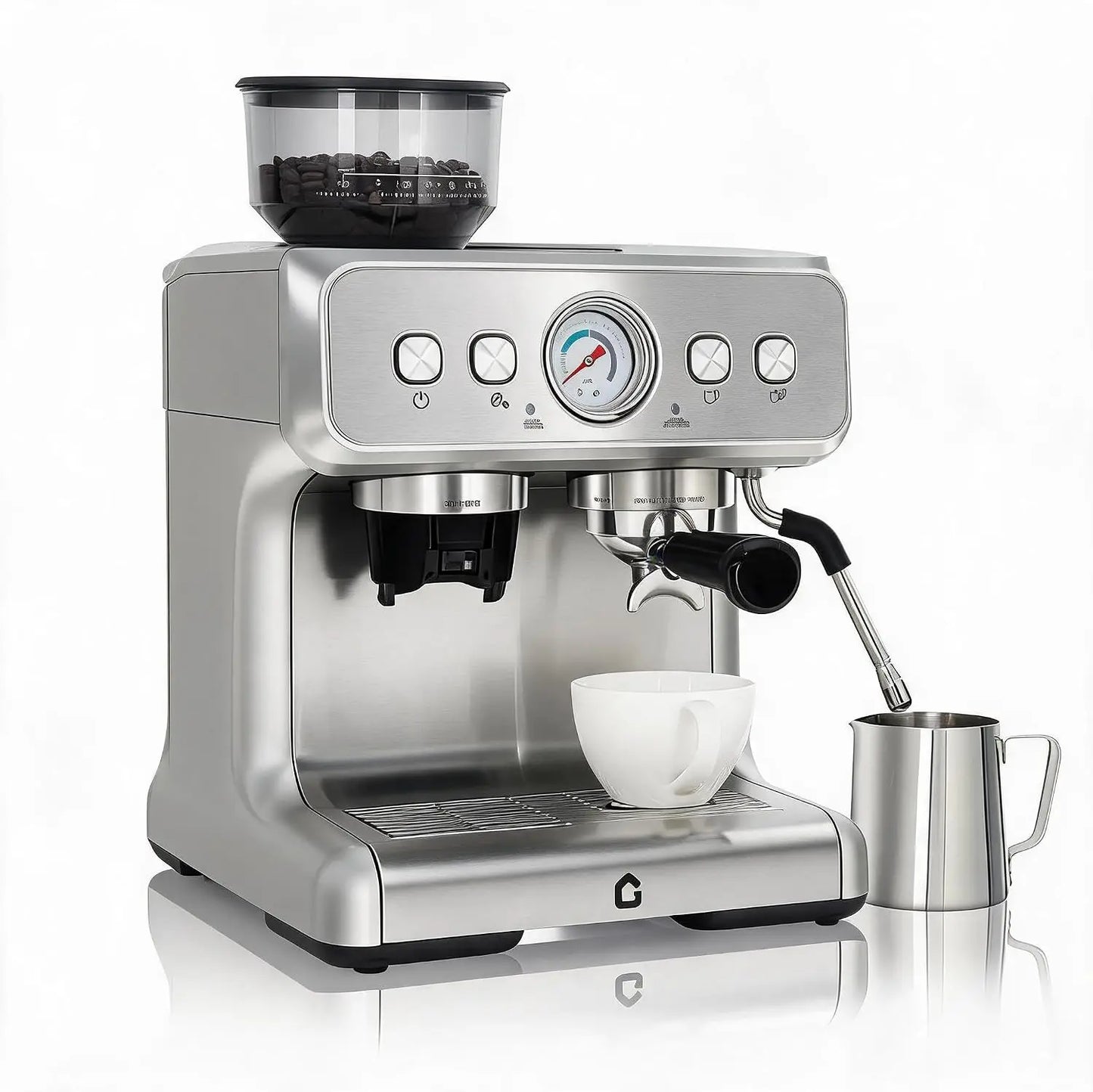 HiMISS Espresso Machine With Integrated Grinder 20 Bar