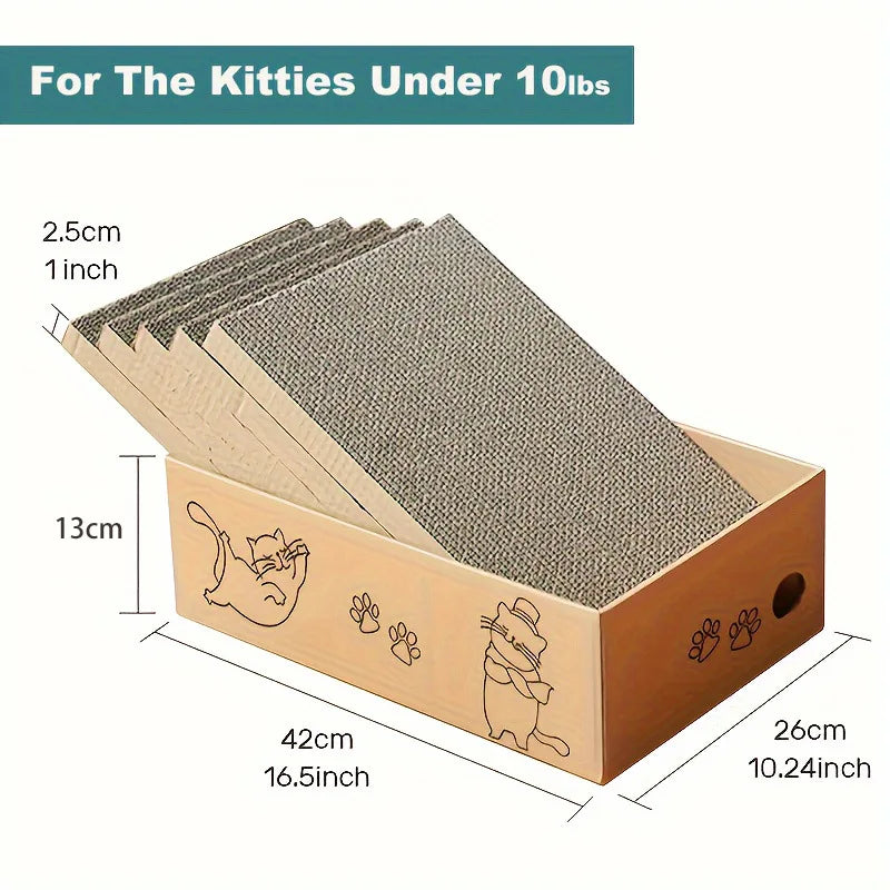 CZBNYX Five Layer Corrugated Cardboard Cat Scratch Board Double Sided