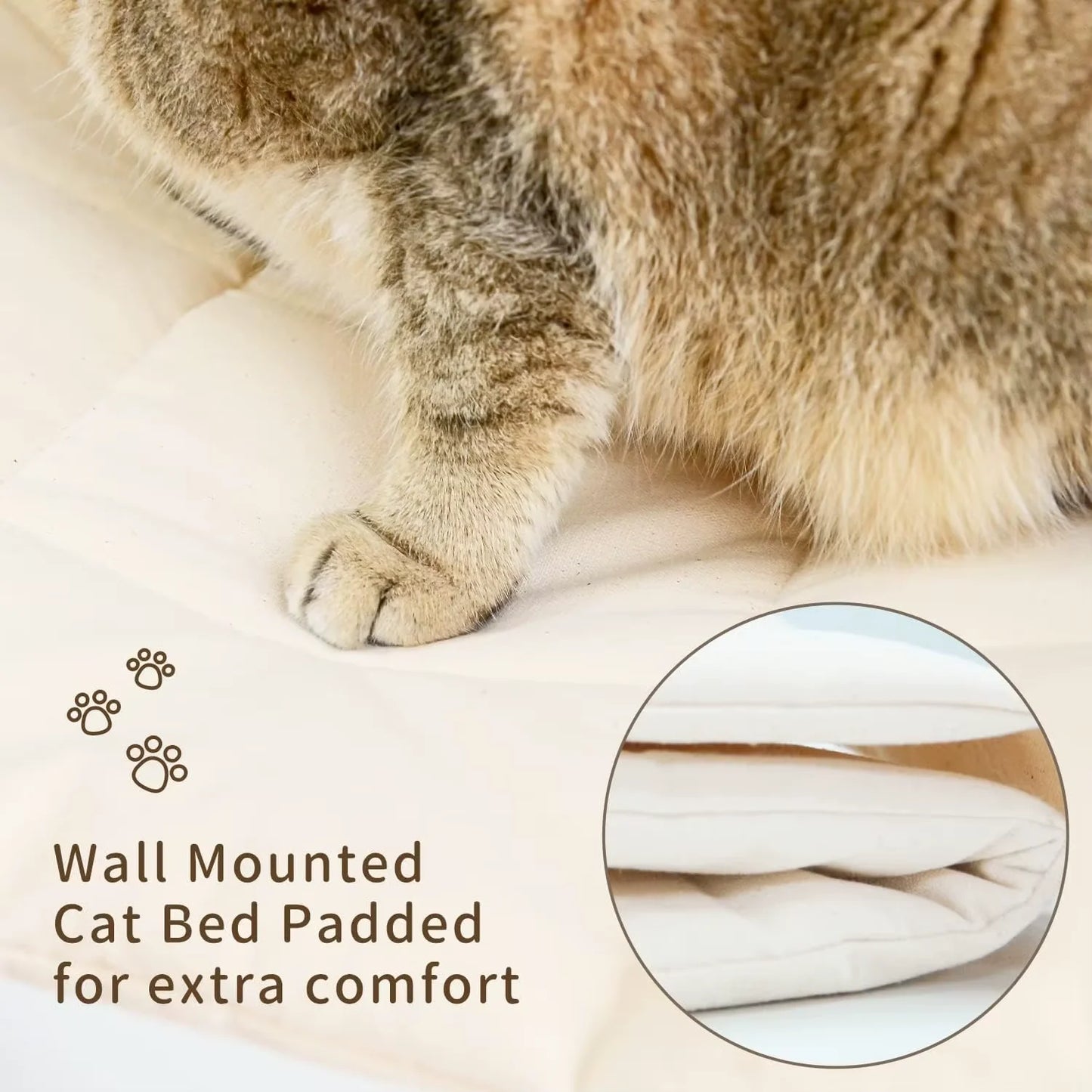 CWV Wall Mounted Cat Hammock Kit With Multi Level Perches