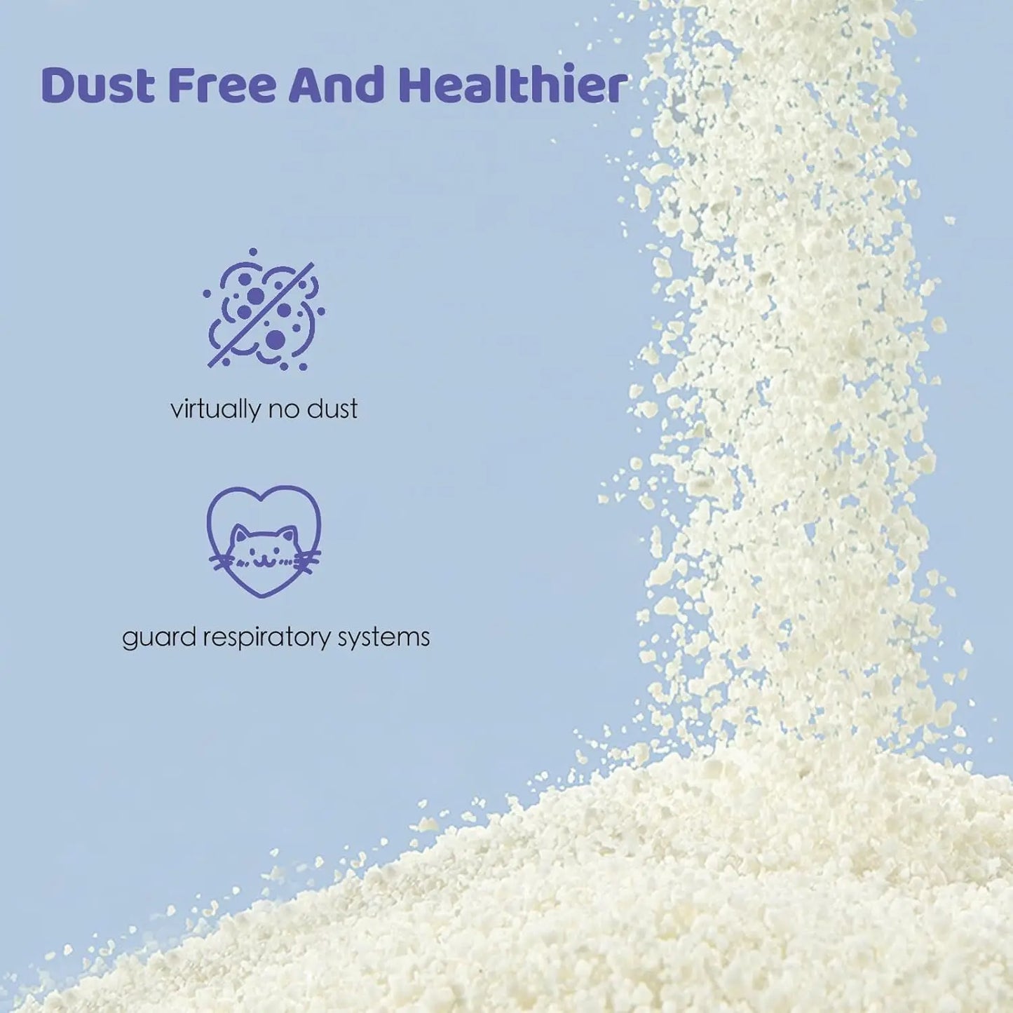 EZSKUUP Nonstick Cassava Cat Litter For Automatic Litter Boxes