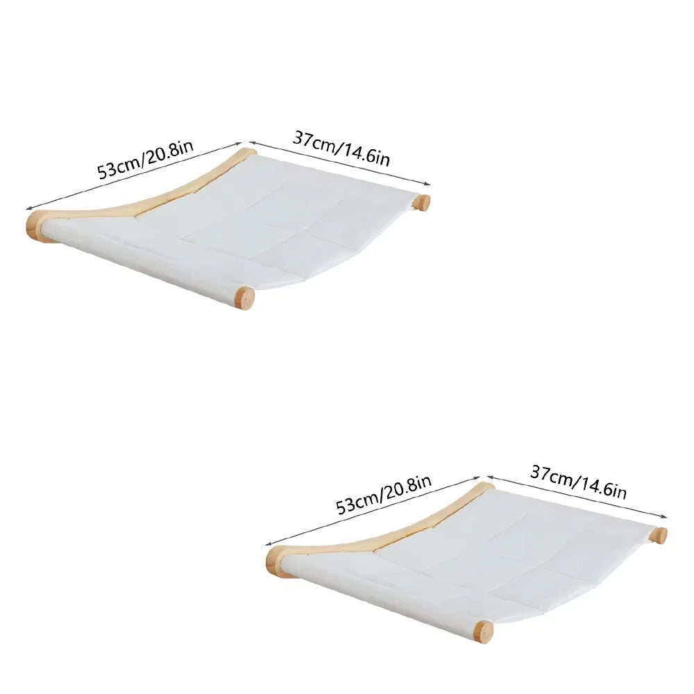 CWV Wall Mounted Cat Hammock Kit With Multi Level Perches