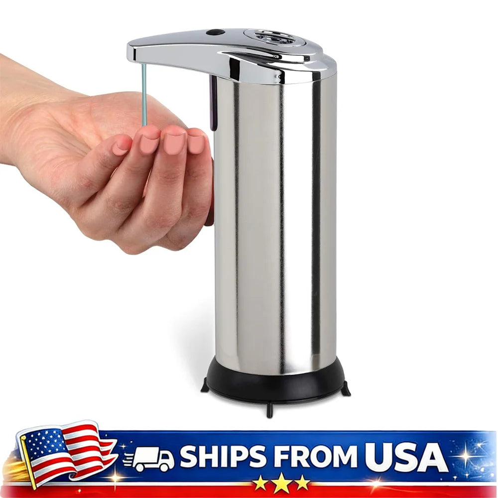 Touchless Infrared Soap Dispenser, Large Capacity for Kitchen Bathroom