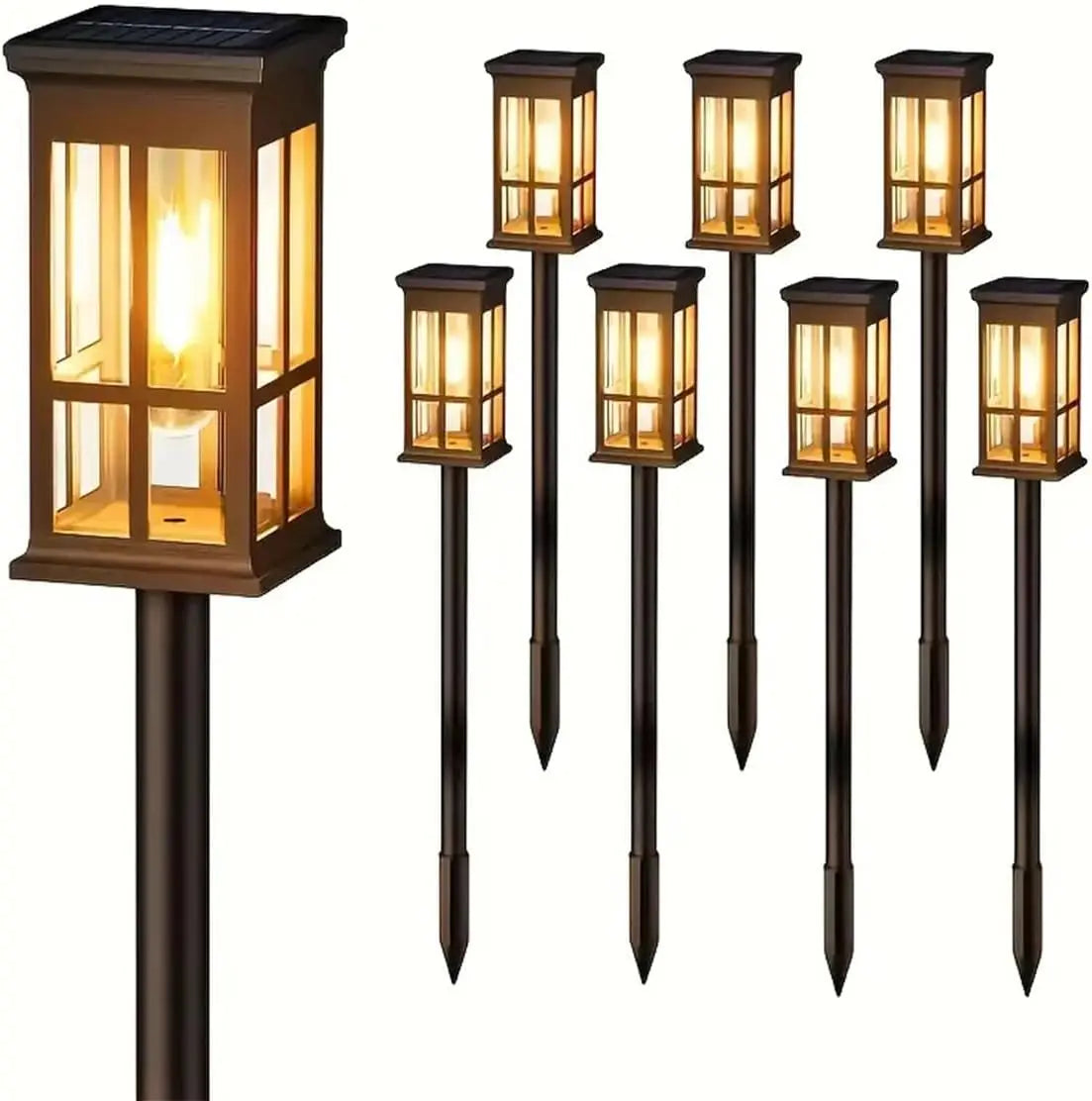 Solar Pathway Light Outdoor Led Waterproof Landscape Lamp For Garden