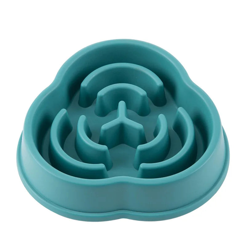Anti Choking Slow Feeder Pet Bowl With Non Slip Maze