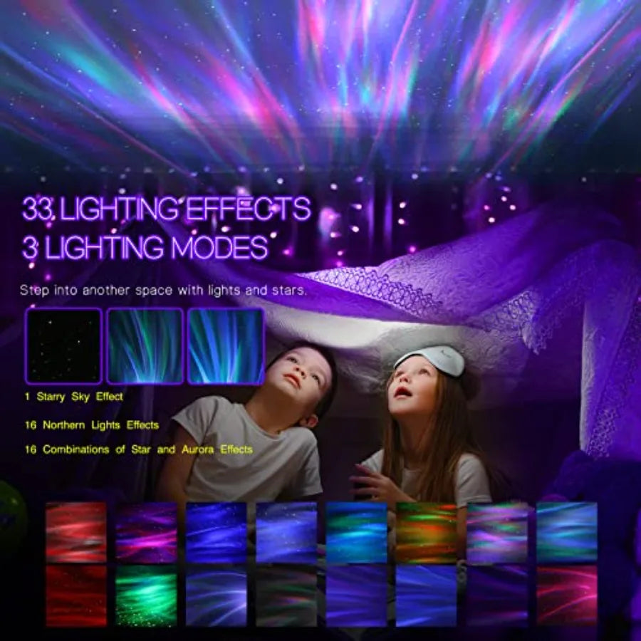 Northern Galaxy Aurora Light Projector With 33 Effects And Remote