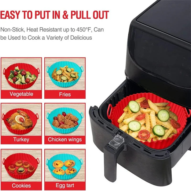Silicone Baking Pans for Air Fryer Nonstick Cake Molds
