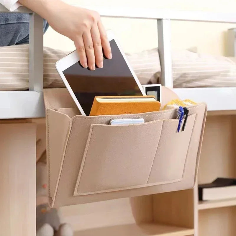 Felt Bedside Storage Organizer For Sofa And Couch Side Pouch