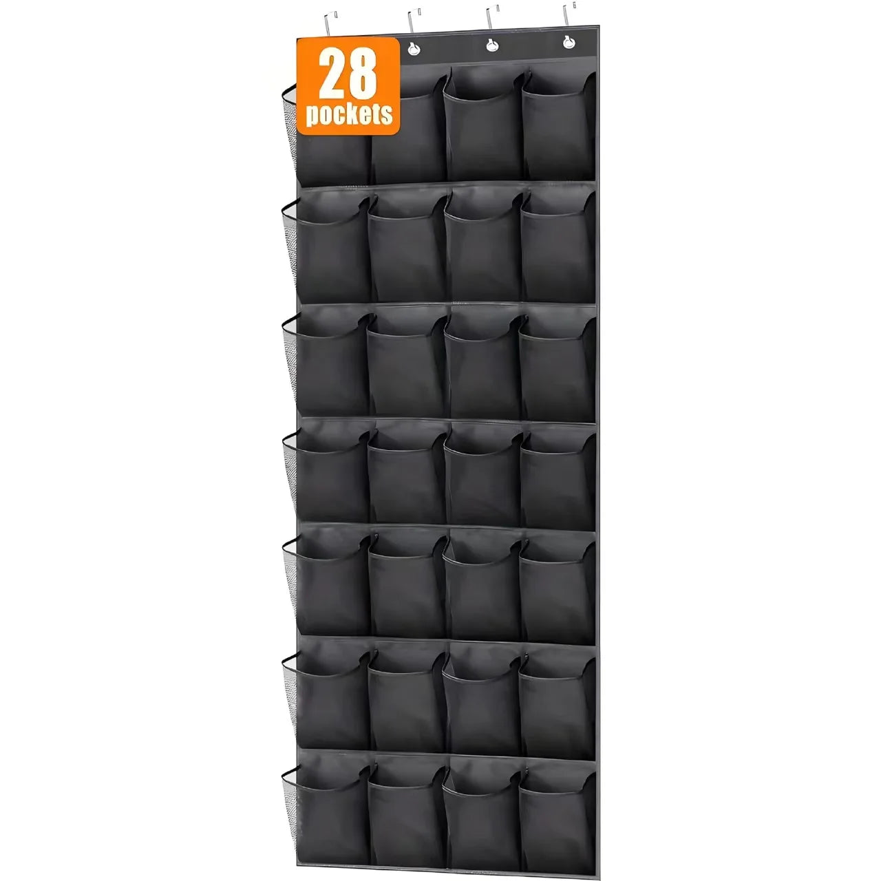 XMSJ Over The Door Shoe Rack With Large Mesh Pockets