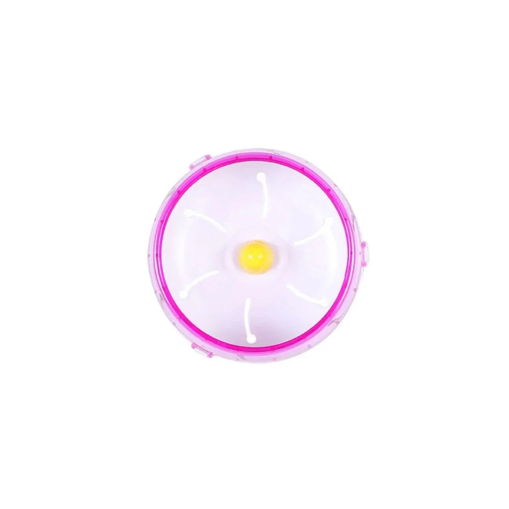 Silent Transparent Hamster Running Wheel Toy For Small Pets