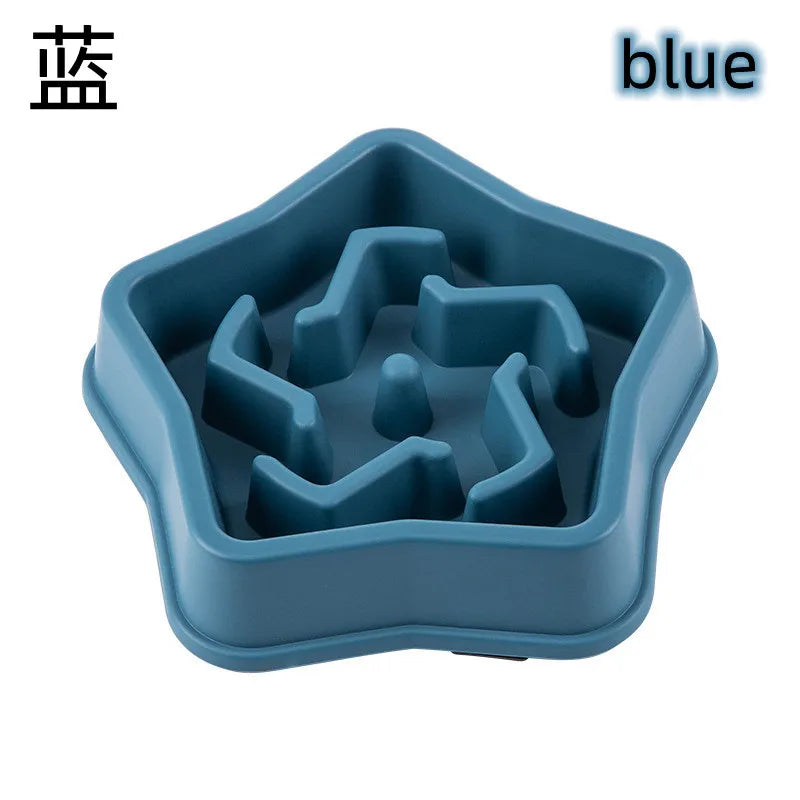 Anti Choking Slow Feeder Pet Bowl With Non Slip Maze