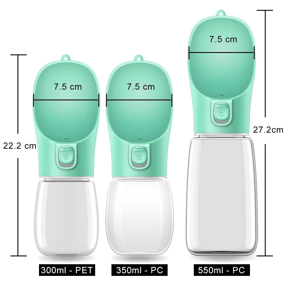 Holapet Portable Dog Water Bottle Leakproof Travel Hydration Bottle