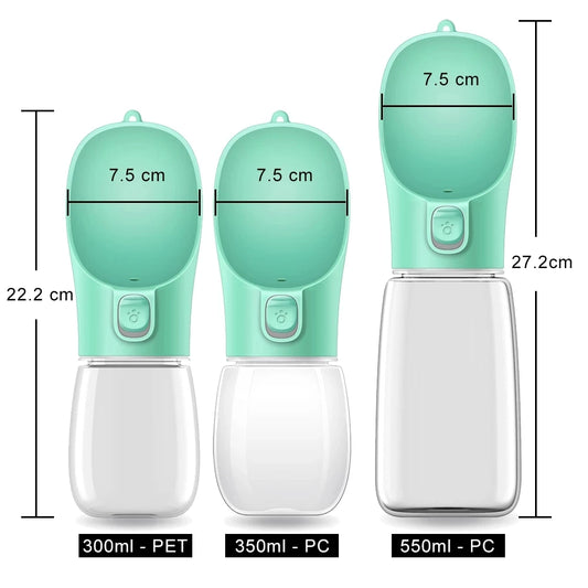 Holapet Portable Dog Water Bottle Leakproof Travel Hydration Bottle