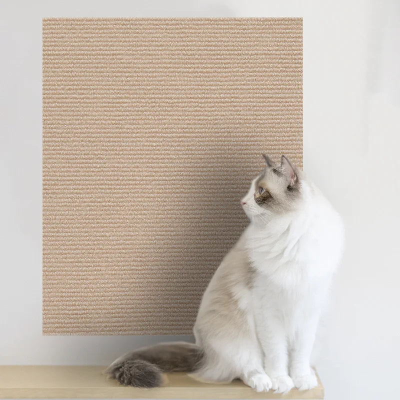 Self-Adhesive Cat Scratching Mat Trimmable Carpet Sofa Protector