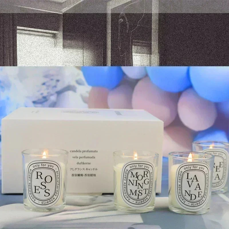 Romantic Vanilla Scented Candle Jar For Wedding Guests Gift Idea