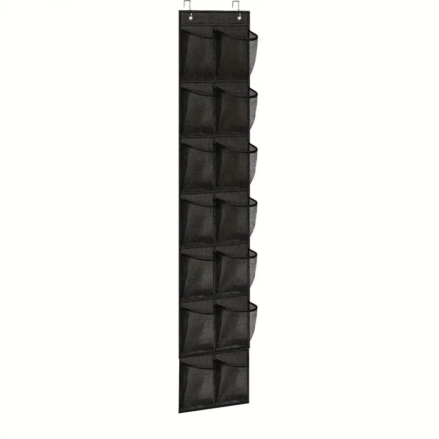 Over The Door Mesh Pocket Shoe Organizer Rack For Closet