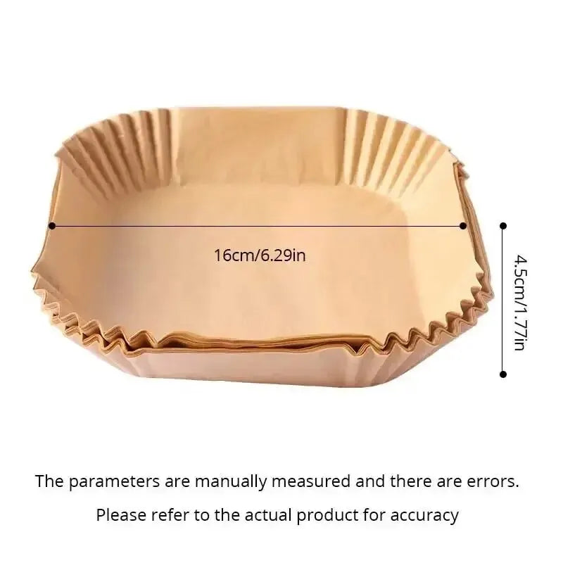 Eco Friendly Air Fryer Disposable Paper Liners Non Stick Kitchen