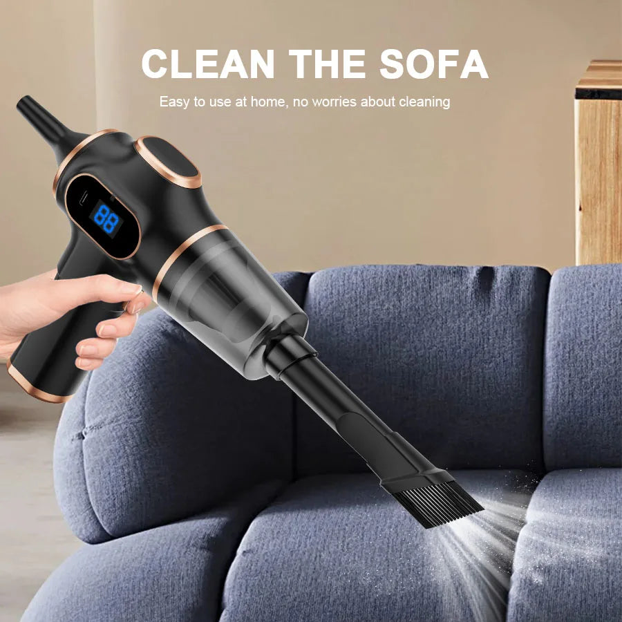 Wireless Car Vacuum Cleaner Portable HEPA Dust Collector