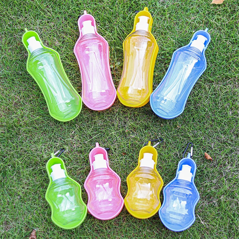 Dog Water Bottle Folding Drinker Portable Pet Water Feeder Bowl