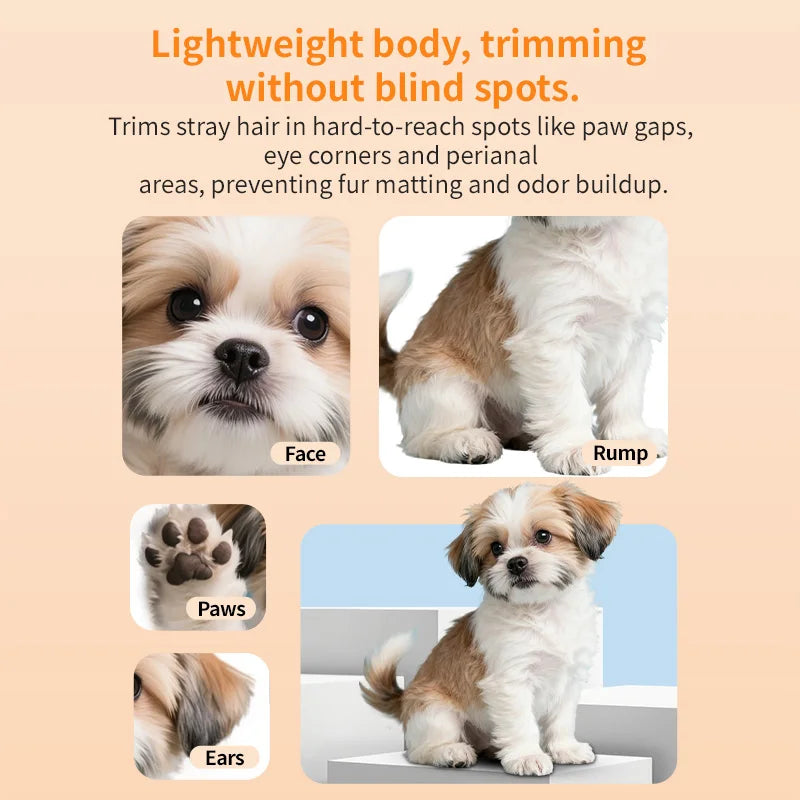 Kalhela 2-In-1 Pet Grooming Kit With Hair Clipper And Nail Clippers