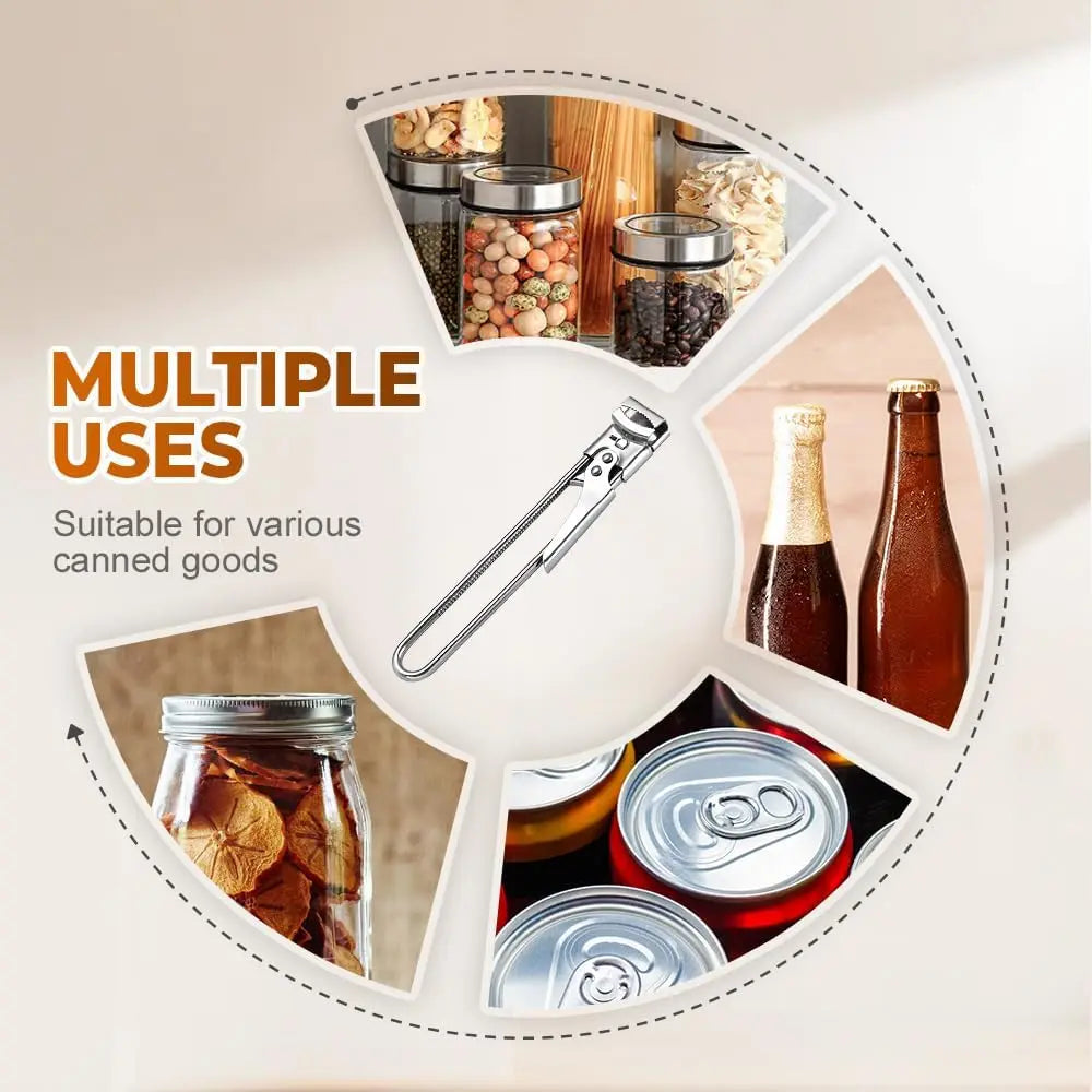 Adjustable Stainless Steel Jar Opener For Seniors Arthritis