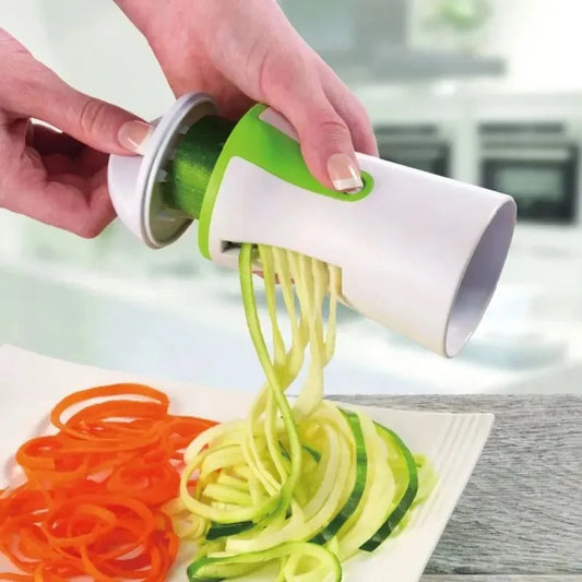 Vegetable Spiralizer And Slicer With Stainless Steel Blades
