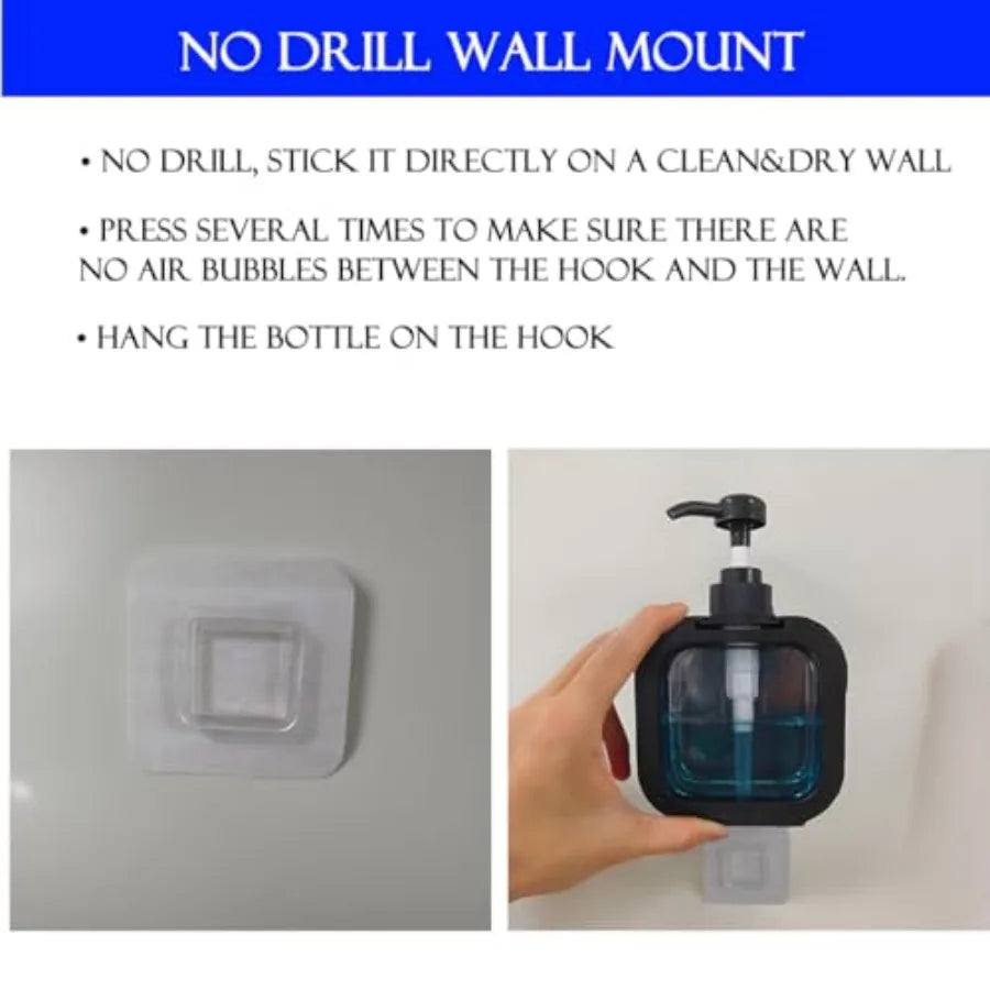 Stainless Steel Wall Mounted Soap Dispenser For Bathroom And Kitchen