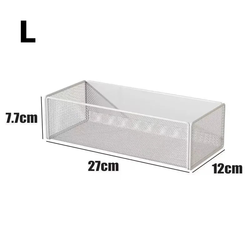 Refrigerator Magnetic Storage Rack Carbon Steel Multifunctional Basket