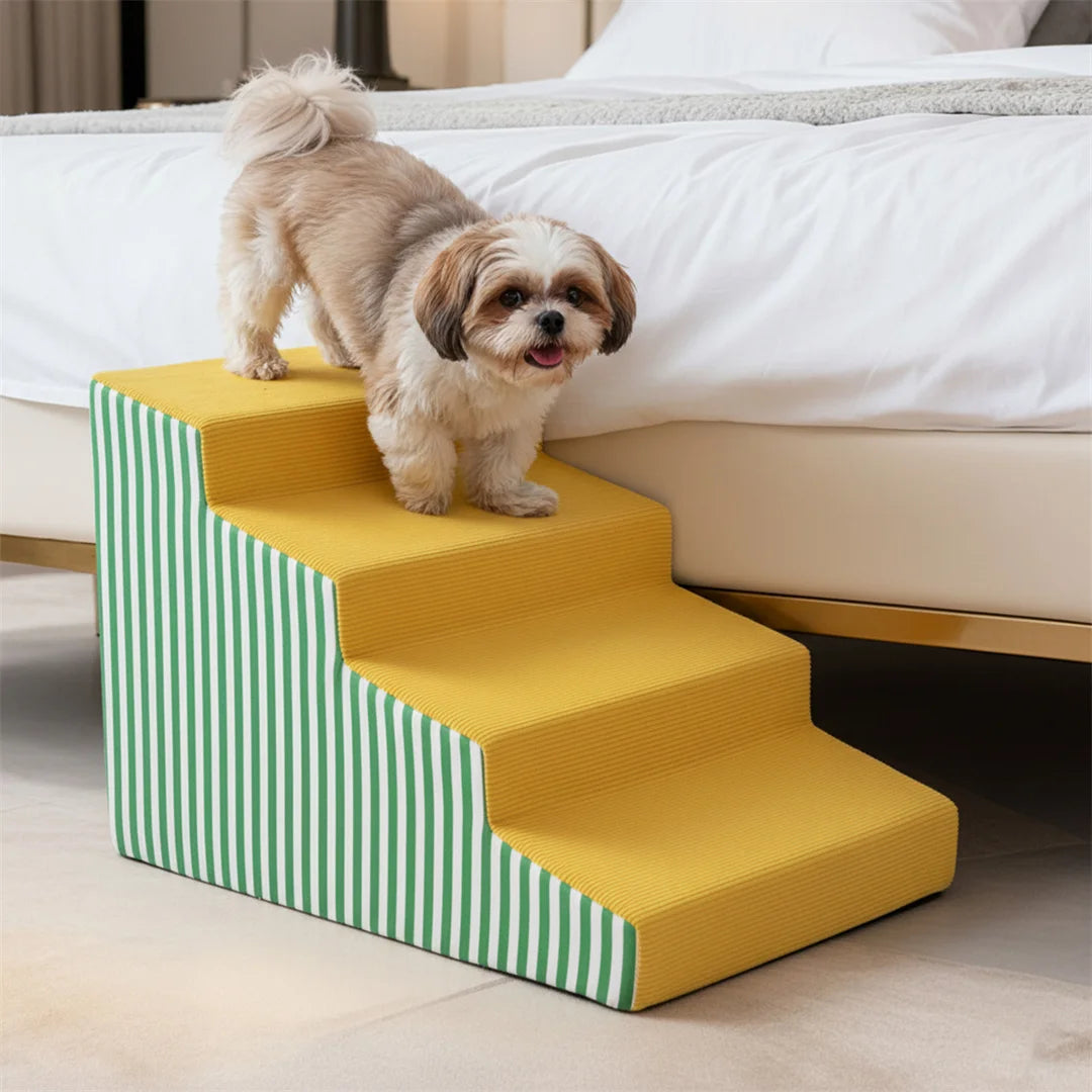 Bright Pet Stairs For Dogs High Density Foam Ramp NonSlip