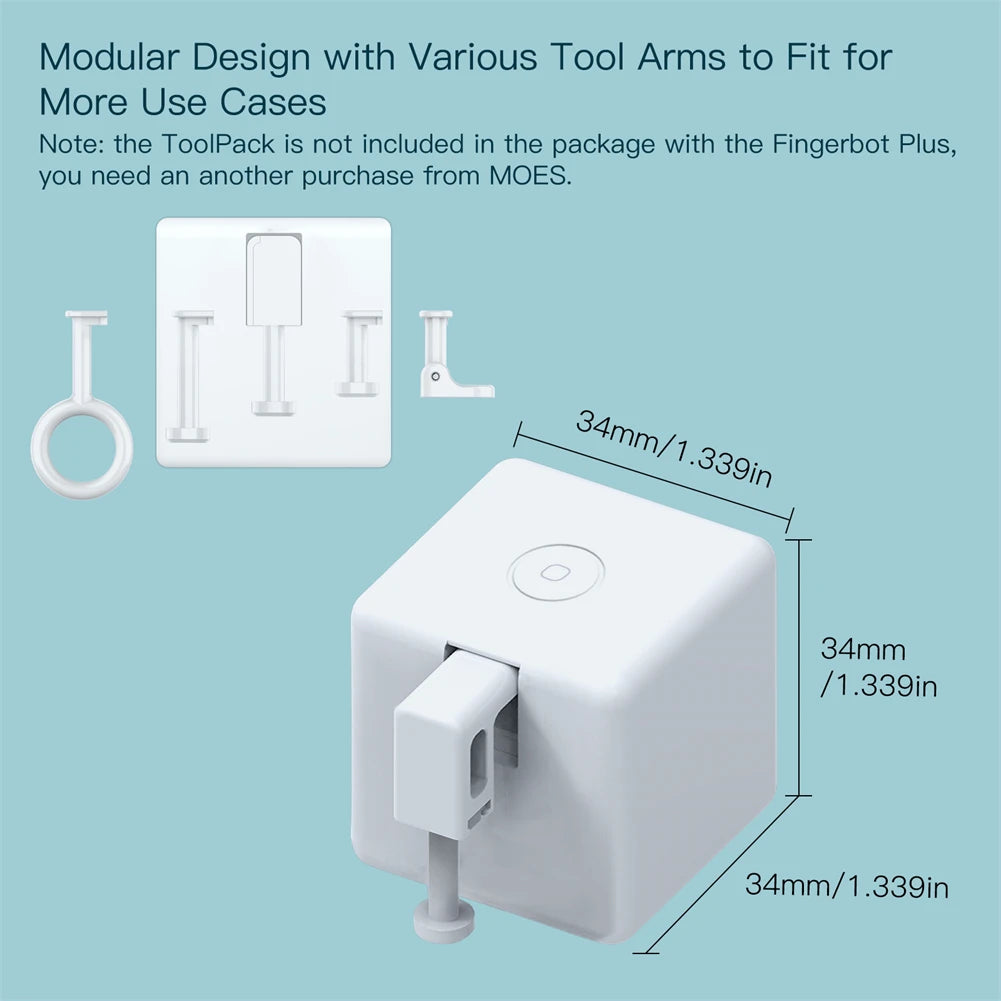MOES Tuya Smart Bluetooth Fingerbot Switch Button Pusher With Voice Control
