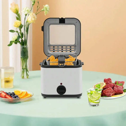 XMSJ Electric Deep Fryer For Fried Foods 110V 50Hz 1000W