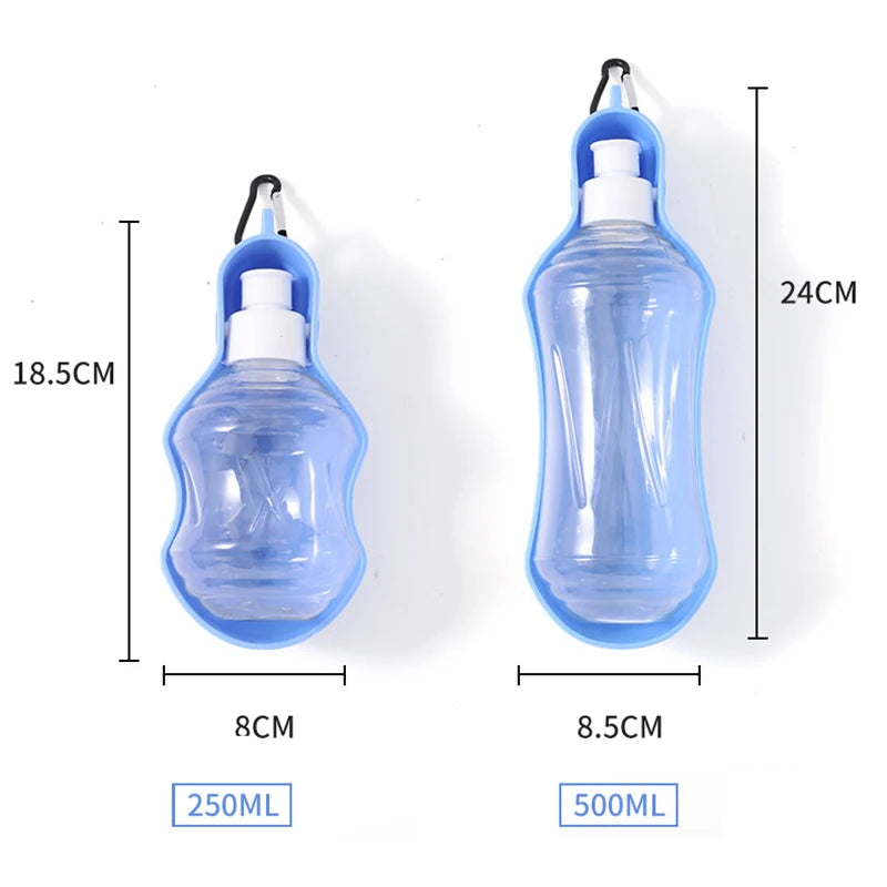 Dog Water Bottle Folding Drinker Portable Pet Water Feeder Bowl