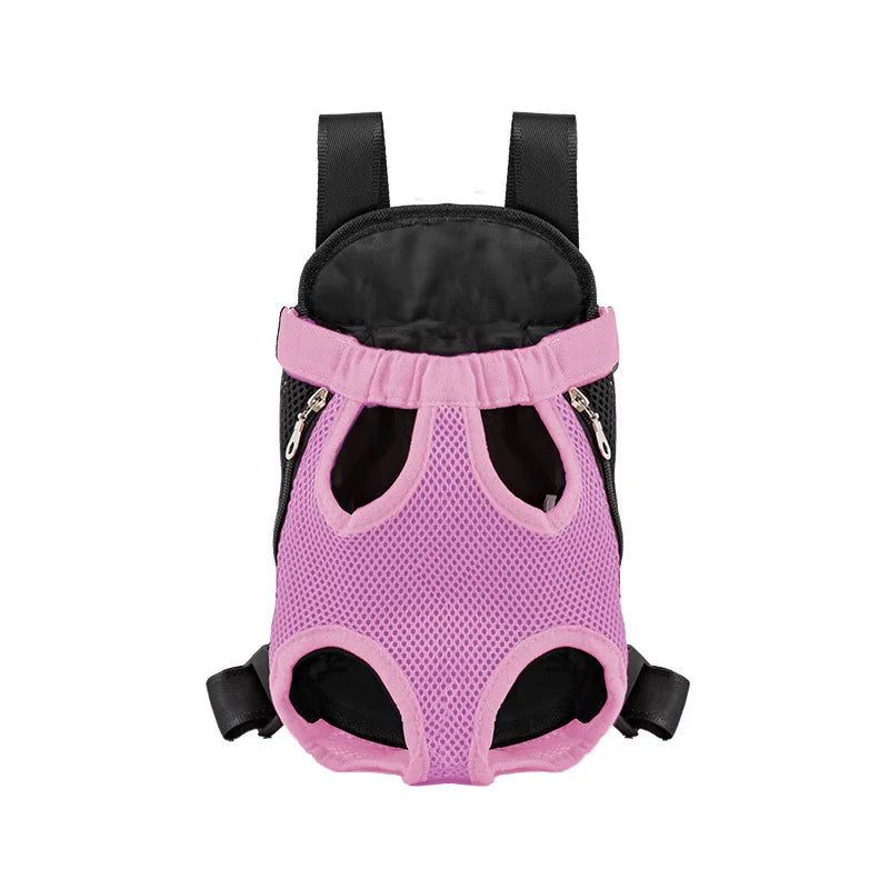 Breathable Mesh Pet Carrier Backpack For Cats And Dogs