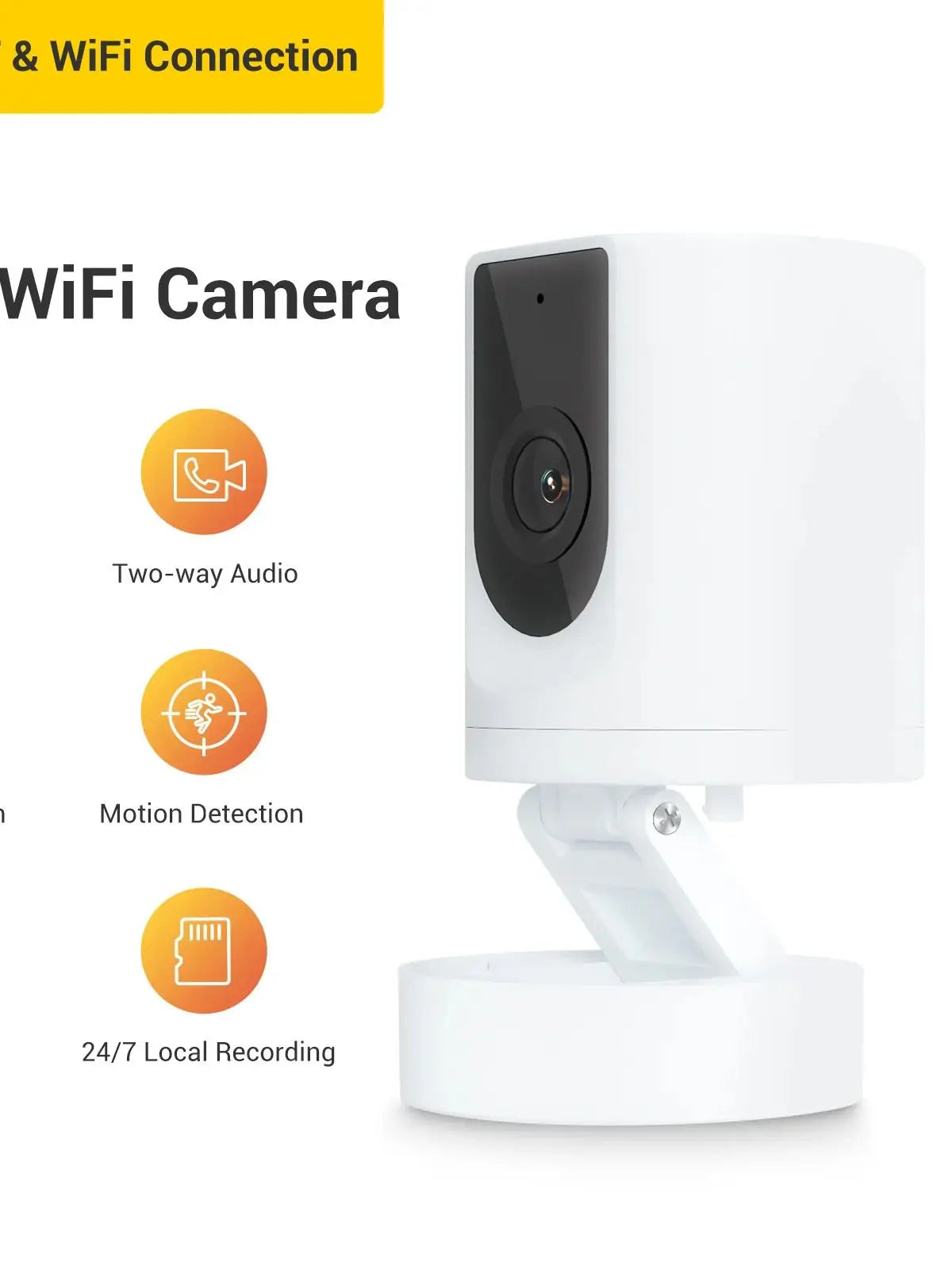 BoyKeep 1080P Indoor Security Camera Two Way Audio Motion Detection