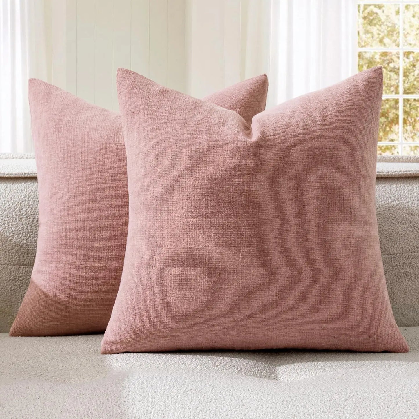 Soft Chenille Pillow Covers Set Of 2 For Sofa Decor