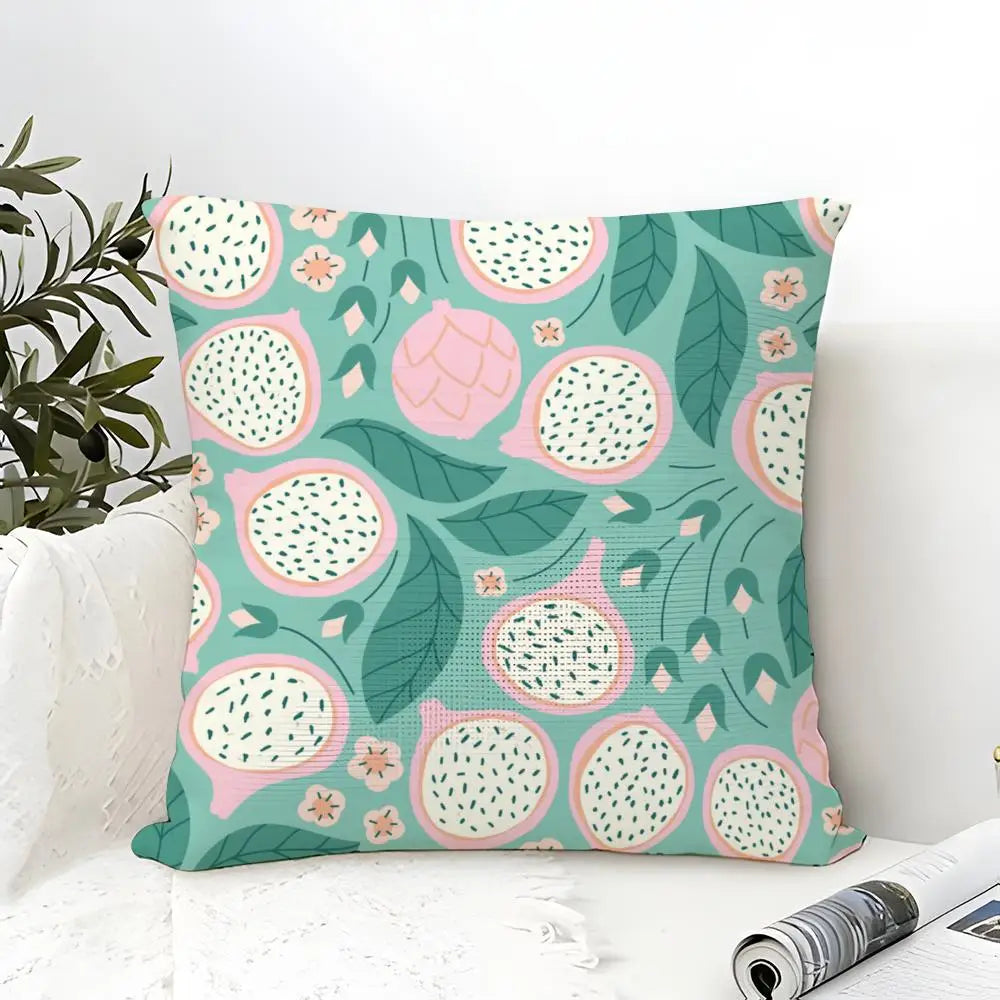 Elizabeth Olwen Modern Flowers Pillow Case Linen Cushion Cover